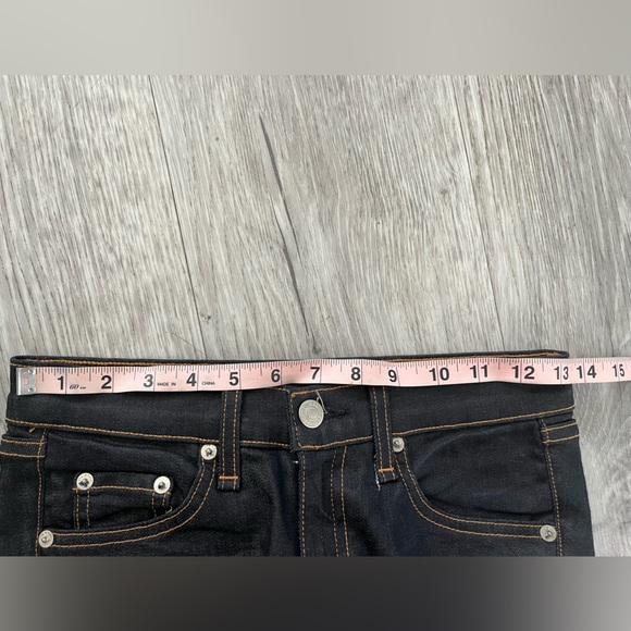 Rag & Bone skinny dark resin wash Harrow MSRP$218 - Picture 5 of 8